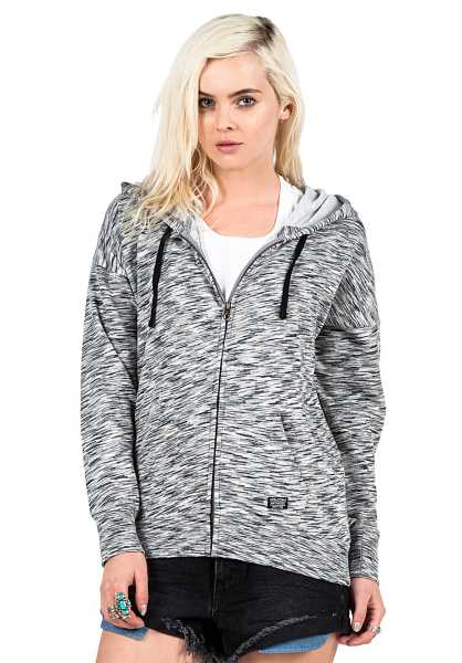 Volcom Lived In S/D - Nero Donna Moda Hoodies (Z8706)